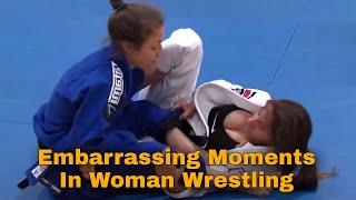 5 Embarrassing Moments In Woman Wrestling [upl. by Flieger]