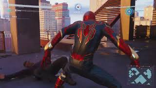 Marvels SpiderMan Remastered Fisk Hideout Enemy Base in Greenwich Combat video 2 [upl. by Dionis]