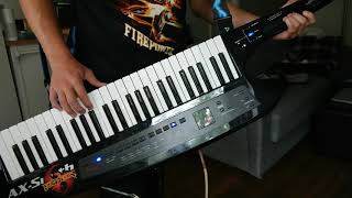 Keytar cover Judas Priest  Firepower [upl. by Sucirdor]