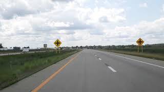 US Highway 24  WestMaplecrest Rd Defiance OH To Fort Wayne IN Ohio To Indiana [upl. by Bela]