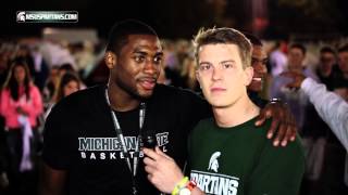 Michigan State Basketball Izzone Campout 2013 [upl. by Tjon]