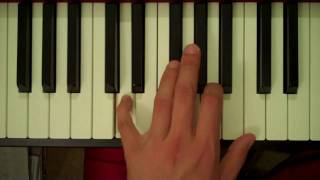 How To Play a D7 Chord on Piano Left Hand [upl. by Rekyr]