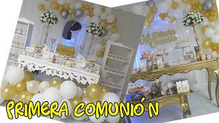 DECORACION PRIMERA COMUNIÓN NIÑA 2019 [upl. by Tennos]