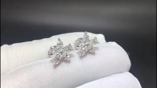 Tiffany Platinum Diamond Large Model Victoria Mixed Cluster Earrings [upl. by Yrailih]