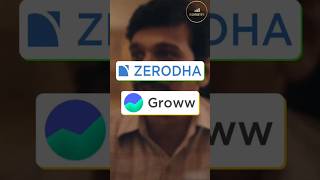 Zerodha vs Groww viralshort stockmarket ytshorts trading groww zerodha facts trader [upl. by Mahoney]