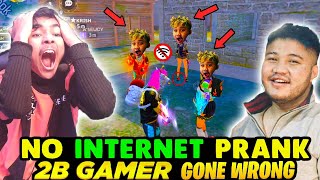 No internet prank on 2b gamer gone wrong😱 Laka Gamer [upl. by Sebastian]