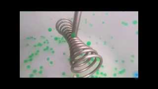 Rotating Coil Impeller Mixes in Water  Demo  INDCO [upl. by Notnyw]