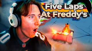 FIVE LAPS AT FREDDYS  THE NEW FNAF KART GAME [upl. by Corneille]