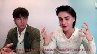 quotBehind the Scenes Jaeden Martell and Maxwell Jenkins Discuss Their Roles in Arcadianquot [upl. by Nannek]