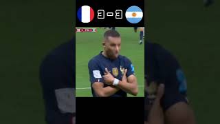 Argentina vs France world cup 2022shorts football [upl. by Ecnahs]