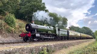 Welcome back Hagley Hall  4930 on first day back in service at Tenbury Wall Severn Valley Railway [upl. by Petrie310]