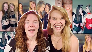 Reacting To OUR OWN Thirst Traps  Hailee And Kendra [upl. by Aimehs]