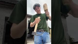 Restoring Sharpening and Making an Ash handle for an old Adze shortvideo restoration handtools [upl. by Anderer914]