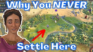 Civ 6 5 Settling Mistakes EVERYONE Makes In Civilization 6  Guide For Civilization 6 [upl. by Wende]