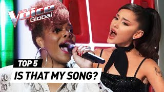 The best COACH SONG Blind Auditions on The Voice [upl. by Irmgard]