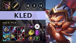 Kled Mid vs Viktor Triple Kill Legendary  KR Master Patch 1420 [upl. by Sauls]