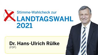 Stimme Wahlcheck mit Dr HansUlrich Rülke FDP [upl. by Nats956]