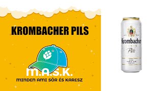 Krombacher pils német sör teszt [upl. by Aihsenad474]