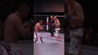 UFC knockout  Henderson Vs Bisping shorts mma mmaknockouts bisping henderson ko knockdown [upl. by Jackquelin]