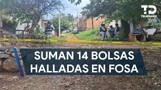 Suman 14 bolsas con restos humanos encontrados en la fosa de Mariano Otero en Zapopan [upl. by Atinrev]