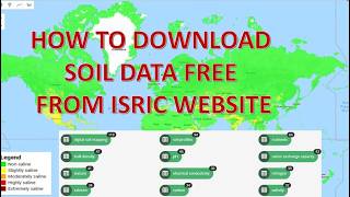 How to Download Soil DataSoil Texture From ISRIC Website አማርኛ ቱቶር [upl. by Cristy45]