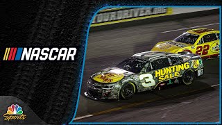 NASCAR Cup Series Highlights The wild finals laps of the Cook Out 400  Motorsports on NBC [upl. by Percy431]