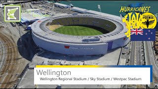 Wellington Regional Stadium  Sky Stadium  Westpac Stadium  Slow Motion 360° Rot  Google Earth [upl. by Attikram115]