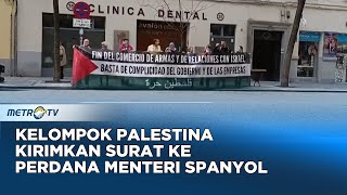 Kelompok Palestina Kirimkan Surat ke Perdana Menteri Spanyol [upl. by Alesig42]