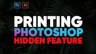 Photoshop Hidden Feature for PRINTING Professionally – LARGE SIZE Hoarding Design [upl. by Mcknight]