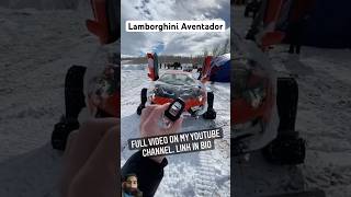 Lamborghini Aventador Snow Modified🔥😱🇮🇳 [upl. by Dweck442]