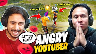 Angry Youtuber 👿 Abused His Teammates After Loosing a Game  Tonde Gamer  Garena Free Fire [upl. by Tinya]