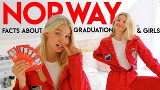 Facts about Norway Norwegian Graduation Russetid and Norwegian girls [upl. by Otsenre148]