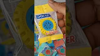 Doms mini ERACER TYRE PRICE ONLY ₹5 stationary school youtube toys erasers [upl. by Fleda]