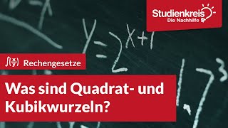 Was sind Quadrat und Kubikwurzeln  Mathe verstehen mit dem Studienkreis [upl. by Airitak103]