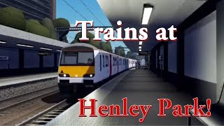 Trains at Henley Park BR [upl. by Ajed]