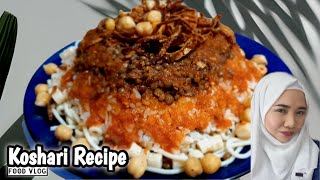 How to make Egyptian Kosharikoshari youtube food favouritejanamahmoud [upl. by Bartram]