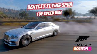 Bentley Flying Spur  Top Speed Run On The Highway  Forza Horizon 5 [upl. by Novelia]