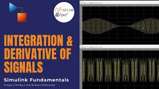 Integration amp Derivative of Signals  Simulink Fundamentals  MATLABHelper [upl. by Aidile]