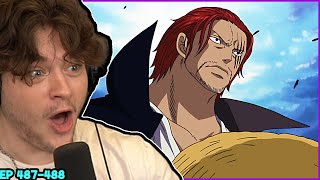 SHANKS ENTERS MARINE FORD one piece [upl. by Rayshell]