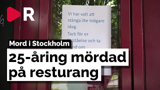 Man ihjälskjuten på restaurang i Midsommarkransen – 27årig anhållen [upl. by Jessamine]