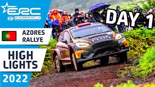 ERC Rally Highlights  Day 1  ERC Azores Rallye 2022 [upl. by Urbano673]