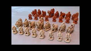 The Oldest Chess Set Ever Discovered in the World  Chessmen Reproduced by AncientChesscom [upl. by Mcgrath800]