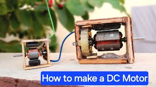 How to make a dc motor at home [upl. by Louie147]