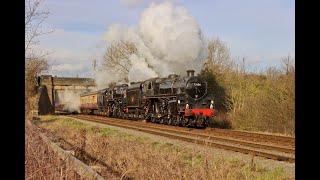 Great Central Railway  Winter Steam Gala with 73082 amp 506  SaturdaySunday 28th29th January 2023 [upl. by Osmen]