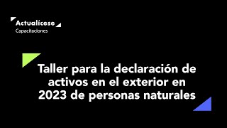 Sanciones sobre la declaración de activos en el exterior [upl. by Netsirhc644]