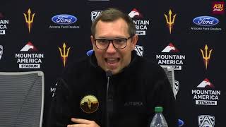 ASU coach Kenny Dillingham speaks at weekly Monday press conference 11132023 [upl. by Nnaid]