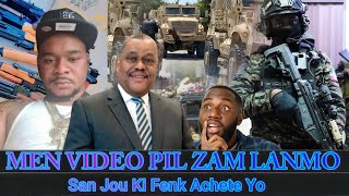 Men Video Lanmo San Jou Ki Fenk Achete Yon Bann Zam Ak Bal Garry Conille Flite Jounalis Ak Telefonn [upl. by Flor]