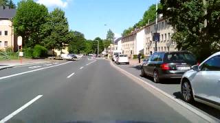 Iserlohn Fahrt von Hemer Westig durch die Schlesische Straße in Iserlohn 04082013 [upl. by Teraj]