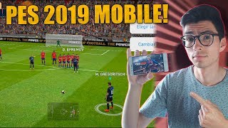 JUEGO PES 2019 MOBILE POR PRIMER VEZ ¿ES BUENO [upl. by Hackney]