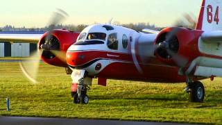 Conair Firecat 64 Engine Start and Run [upl. by Greta]